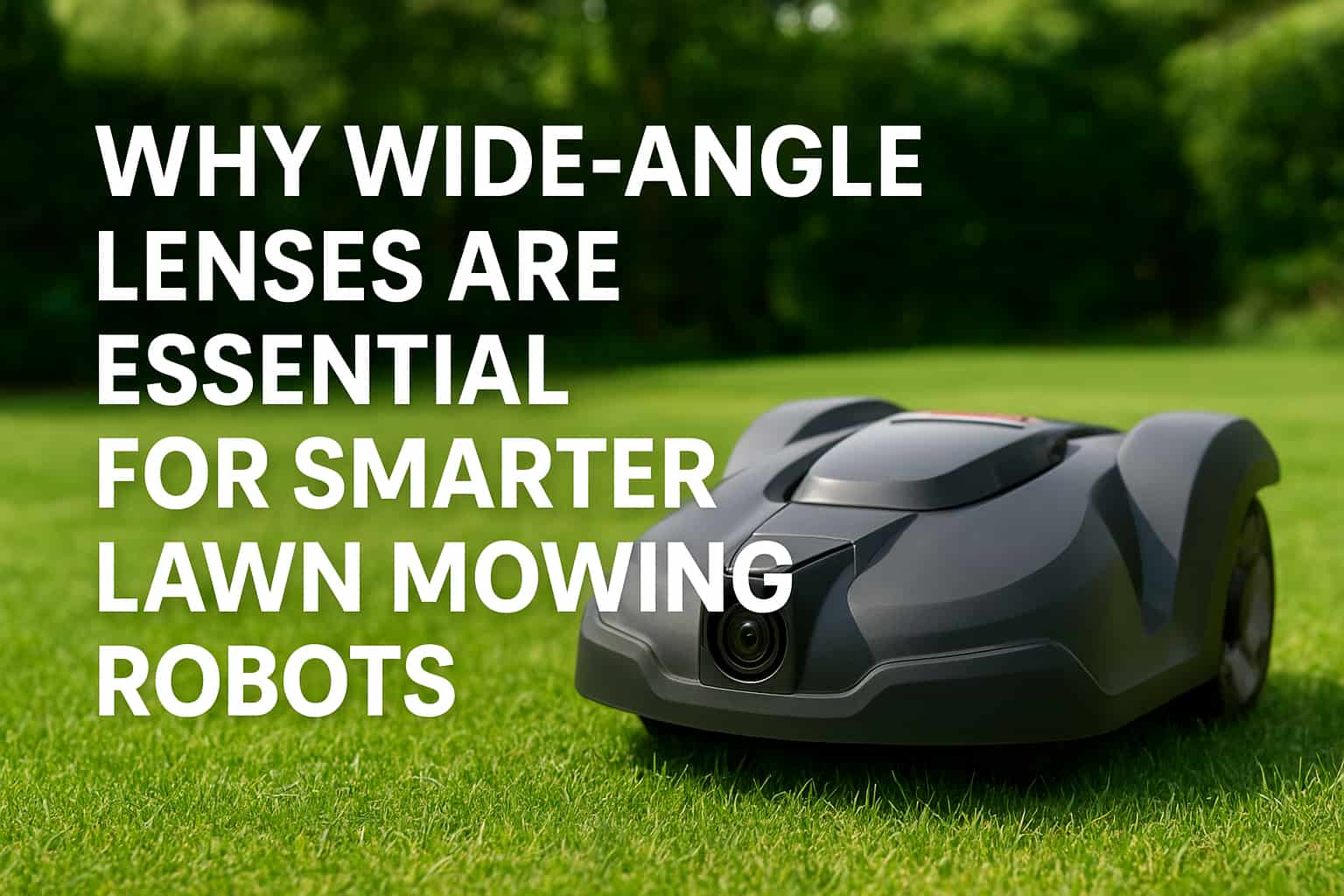 Why Wide-Angle Lenses Are Essential for Smarter Lawn Mowing Robots?