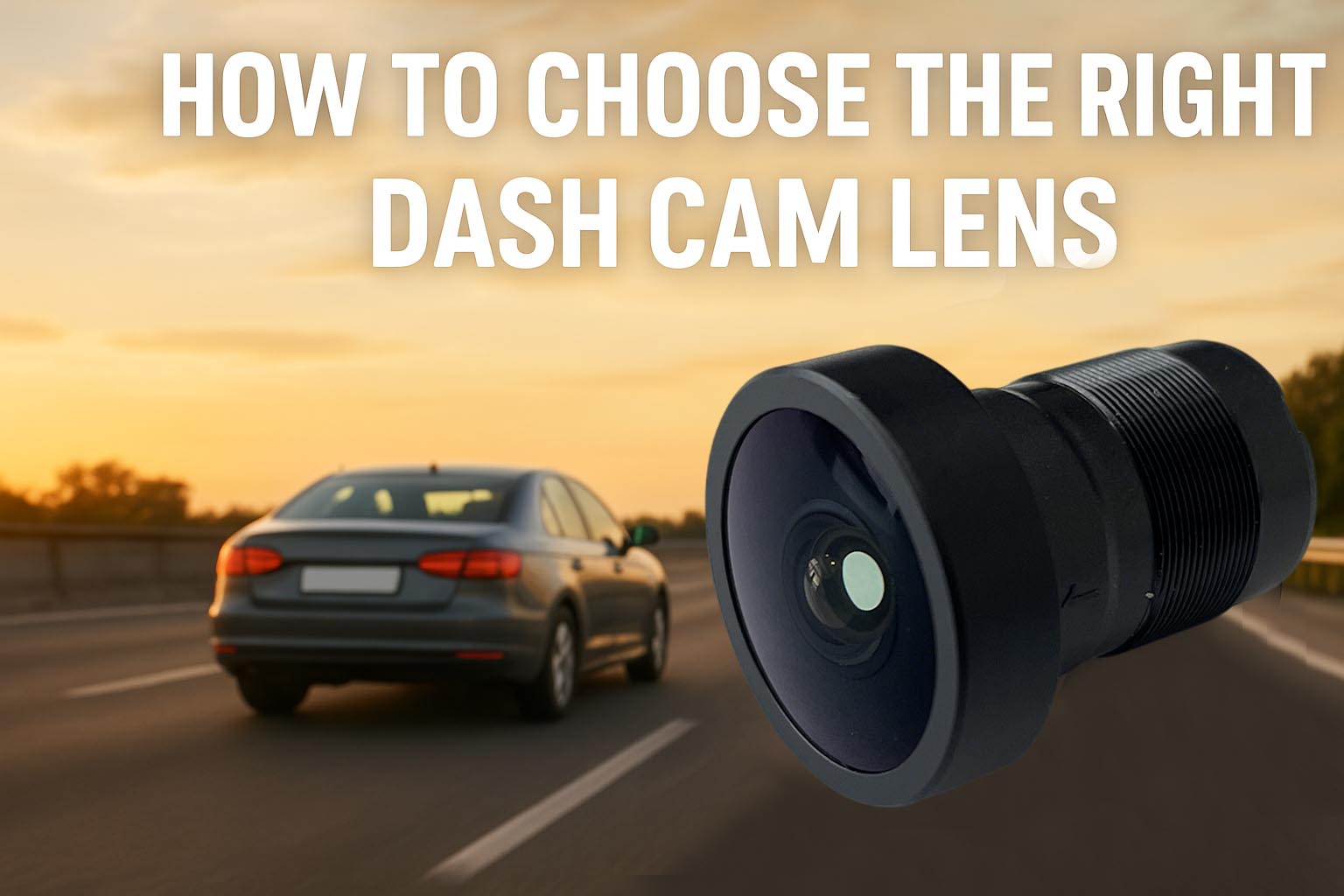 How to Choose the Right Dash Cam Lens for Reliable Vehicle Recording？
