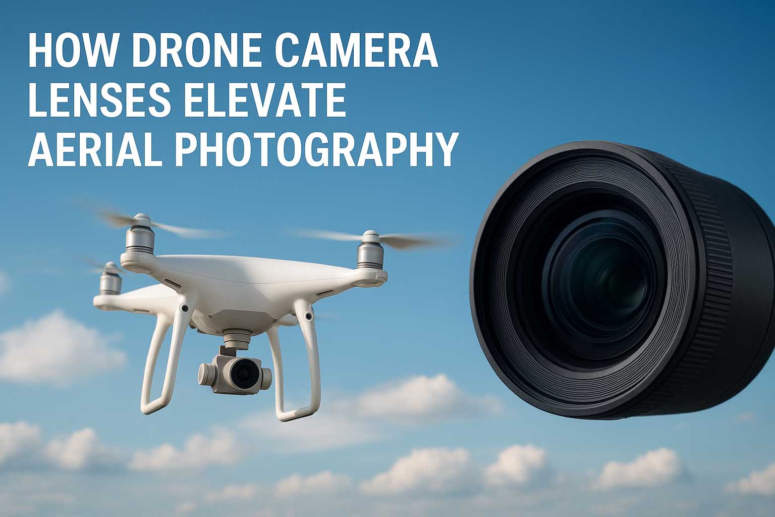 How Drone Camera Lenses Elevate Aerial Photography？